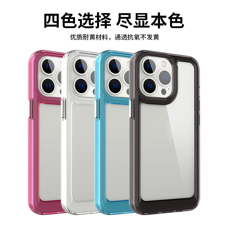 Space Shell Second Generation Electroplating Button Suitable for Iphone17Promax Mobile Phone Case Apple 16 Transparent 14 Hard 15 Shell - Image 2