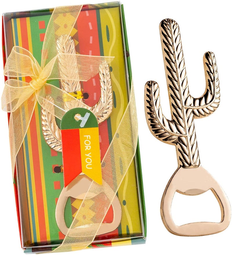 Wxzumg 24 PCS Cactus Bottle Openers for Mexican Theme Party Favors Wedding Favors Bridal Shower Favors,Gifts,Souvenirs or Mexican Party Supplies and Decorations for Guests Mexico Centerpieces - Image 1