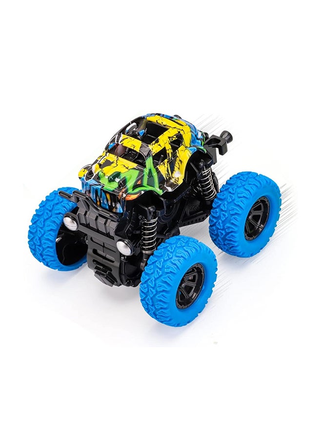 D-Power - Friction Stunt Monster Truck - Blue | Inertia Drive, Safe for Kids, Great Gifts | 3+ - Image 1