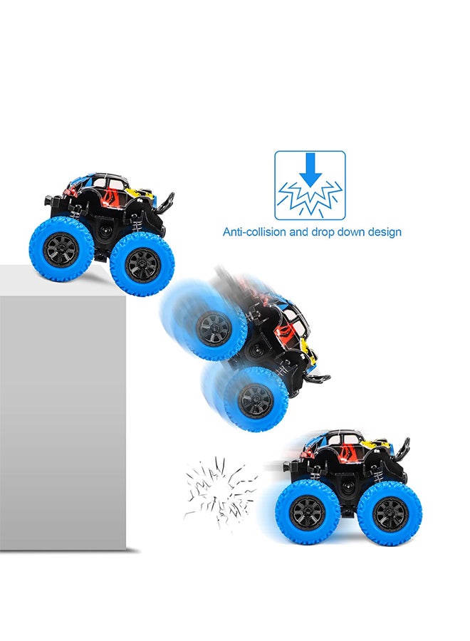 D-Power - Friction Stunt Monster Truck - Blue | Inertia Drive, Safe for Kids, Great Gifts | 3+ - Image 3