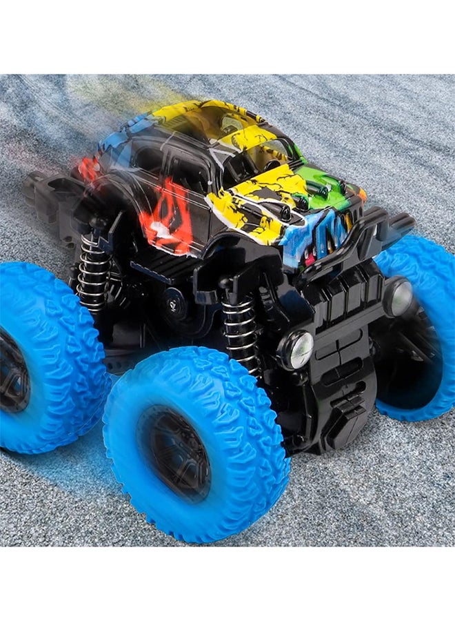 D-Power - Friction Stunt Monster Truck - Blue | Inertia Drive, Safe for Kids, Great Gifts | 3+ - Image 5