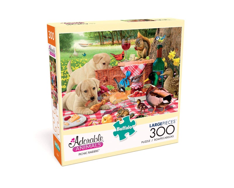 Buffalo Games - Steve Read - Picnic Raiders - Large Piece Jigsaw Puzzle For Adults - Challenging Puzzle Perfect for Game Nights - Finished Size is 21.25 x 15.00 - Image 3