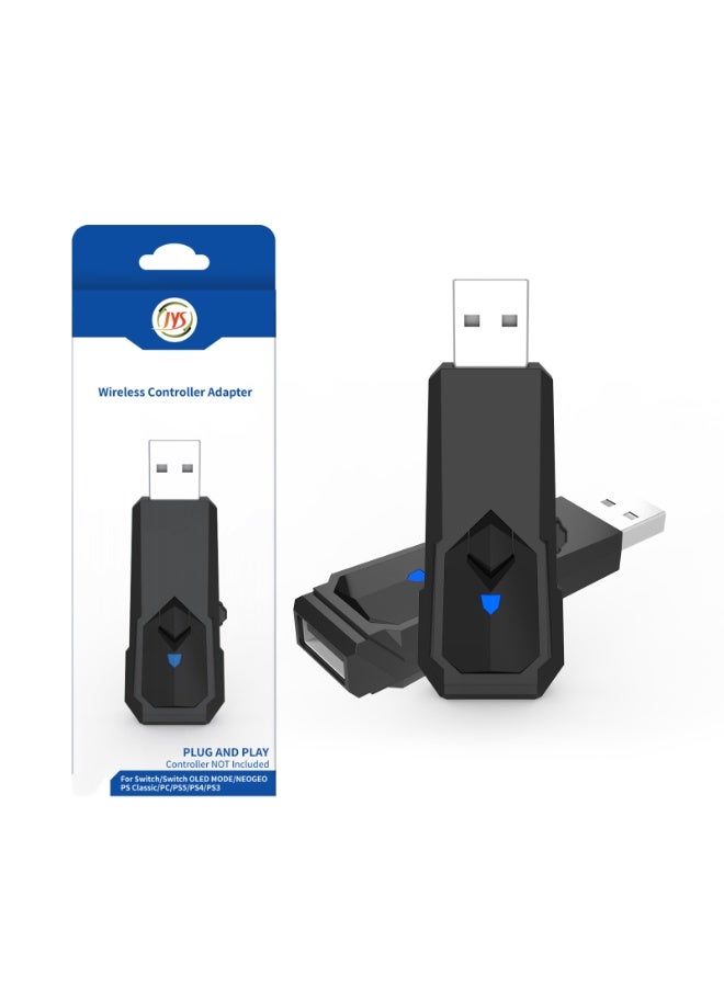 JYS New Version Adapter for PS5 Gaming Controller Adapter + Wireless Bluetooth Receiver Gamepad Converter - Image 3