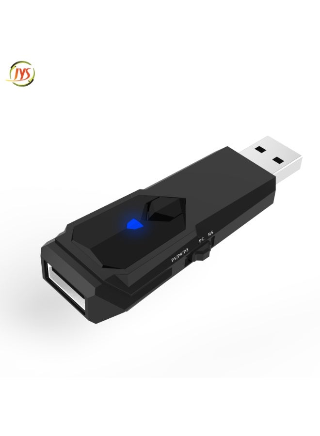 JYS New Version Adapter for PS5 Gaming Controller Adapter + Wireless Bluetooth Receiver Gamepad Converter - Image 1
