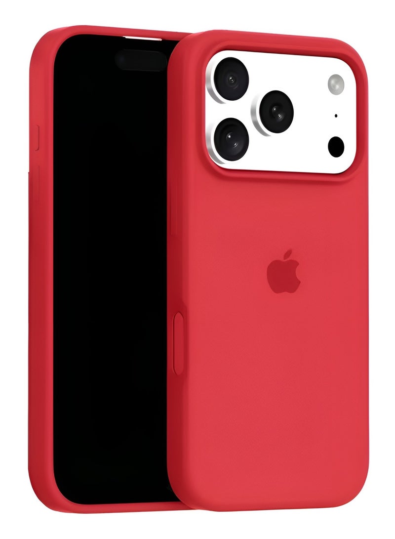 iPhone 17 Pro Max Case Liquid Soft Silicone iPhone 17 Pro Max Cover Anti Scratch with Inside Microfiber Lining Shockproof Protective Phone Case for iPhone 17 Pro Max - Image 1