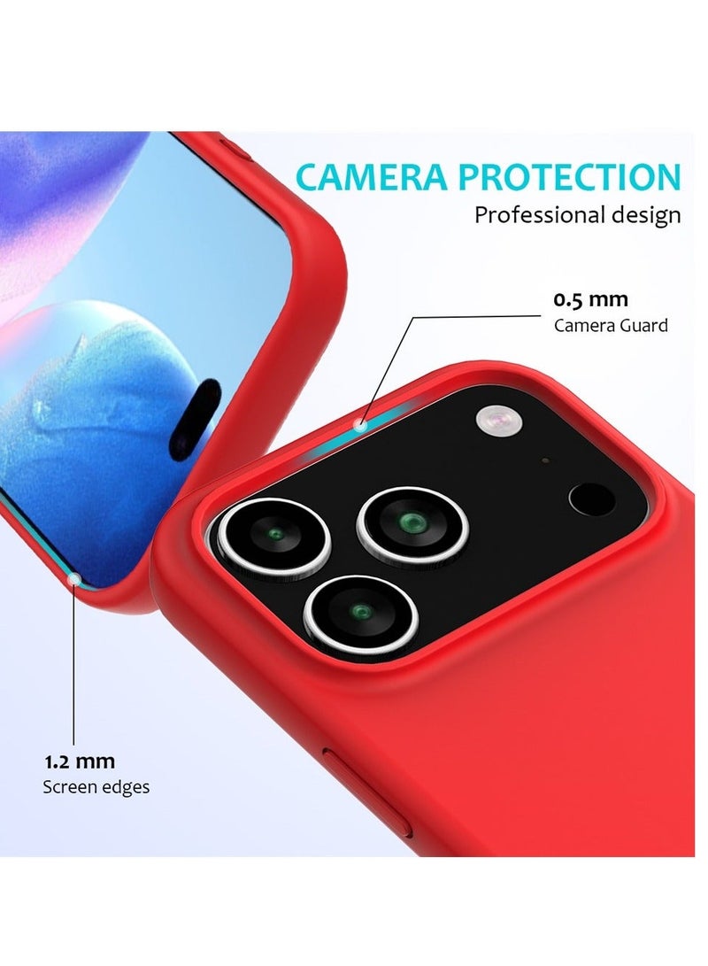 iPhone 17 Pro Max Case Silicone Cover for iPhone 17 Pro Max with Inside Microfiber Lining 6.9 inch - Image 5