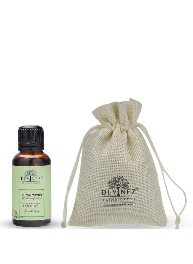 ديفينيز زيت الأوكالبتوس/النيلجيري/أوتي العطري من ديفينيز - 50 مل، طبيعي 100% نقي وغير مخفف بدرجة علاجية في زجاجة زجاجية - مثالي للاستنشاق بالبخار والتدليك والعلاج بالروائح والاسترخاء - Image 1