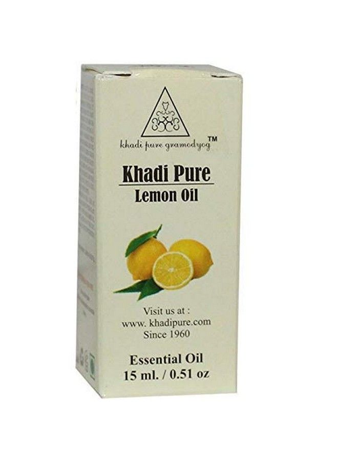 Khadi Pure Herbal Lemon Essential Oil, 15 ml,Black - Image 3