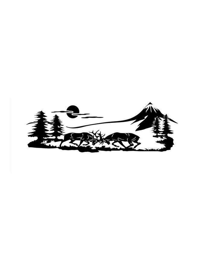 NIBEMINENT 2-Piece Mountain Forest Graphic Car Stickers - Image 1