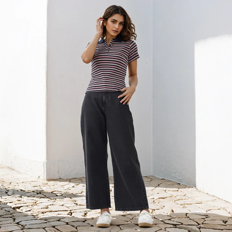 2Xtremz 2Xtremz Striped Polo T-shirt