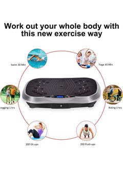ETG Compact Vibration Plate Exercise Machine, Mini Full Body Vibration Platform Exercise Machine for Lymphatic Drainage with Acupressure Nodes, Burn Calories, Helps Alleviate Back & Joint Pain  - Image 5