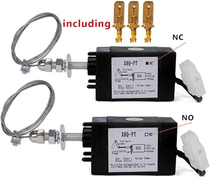 1pc XHQ-PT Generator Shutdown Solenoid Alternator Engine Parts Valve Fuel Cut Off Stop Solenoid(XHQ-PT 12V NO) - Image 2