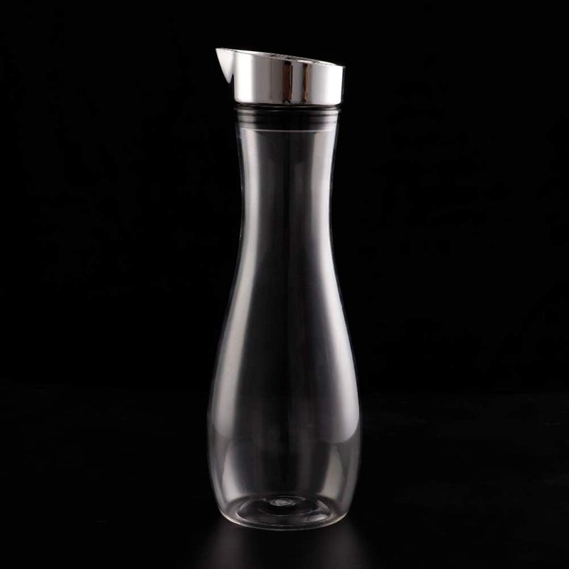 Tnfeeon 40.58 Oz Water Carafe with Top Lid, Acrylic Transparent Juice Containers, Large Carafe for Water, Iced Tea, Juice, Beverage, Cold Brew - Image 5