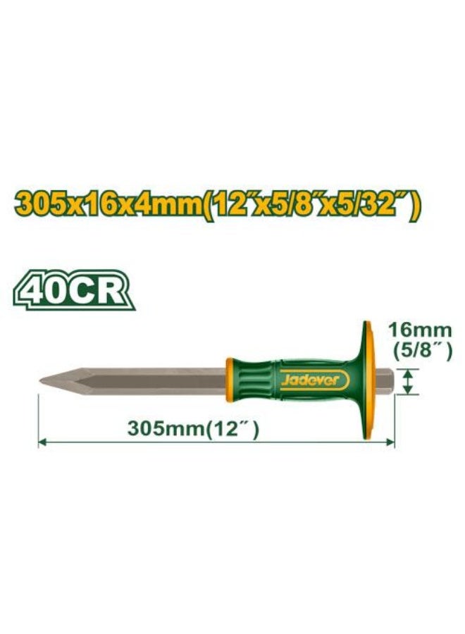 جاديفر  ازميل تكسير بوز   12  16مم يد ربر من جاديفر JDCC2313 - Image 1