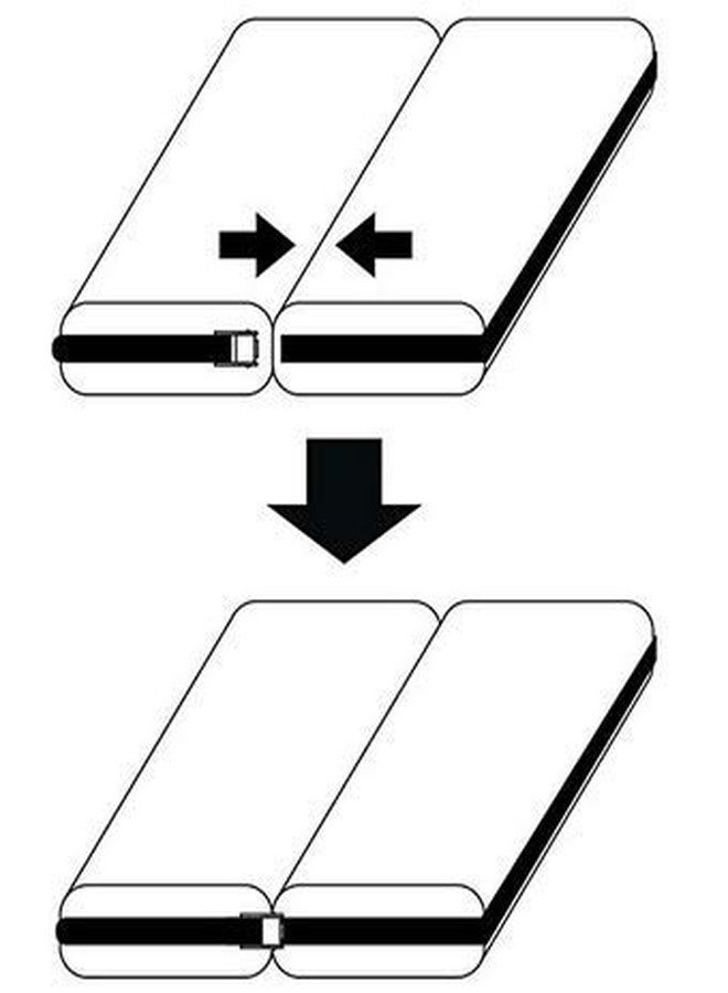 LIAULIADLL White Strap for Twin Beds/Twin to King Bed Strap/Twin Bed Connector/Twin Bed Joiner for Converting Twin to King or Twin XL to King - 33ft Long Bed Connector Strap with Adjustable Buckle - Image 3