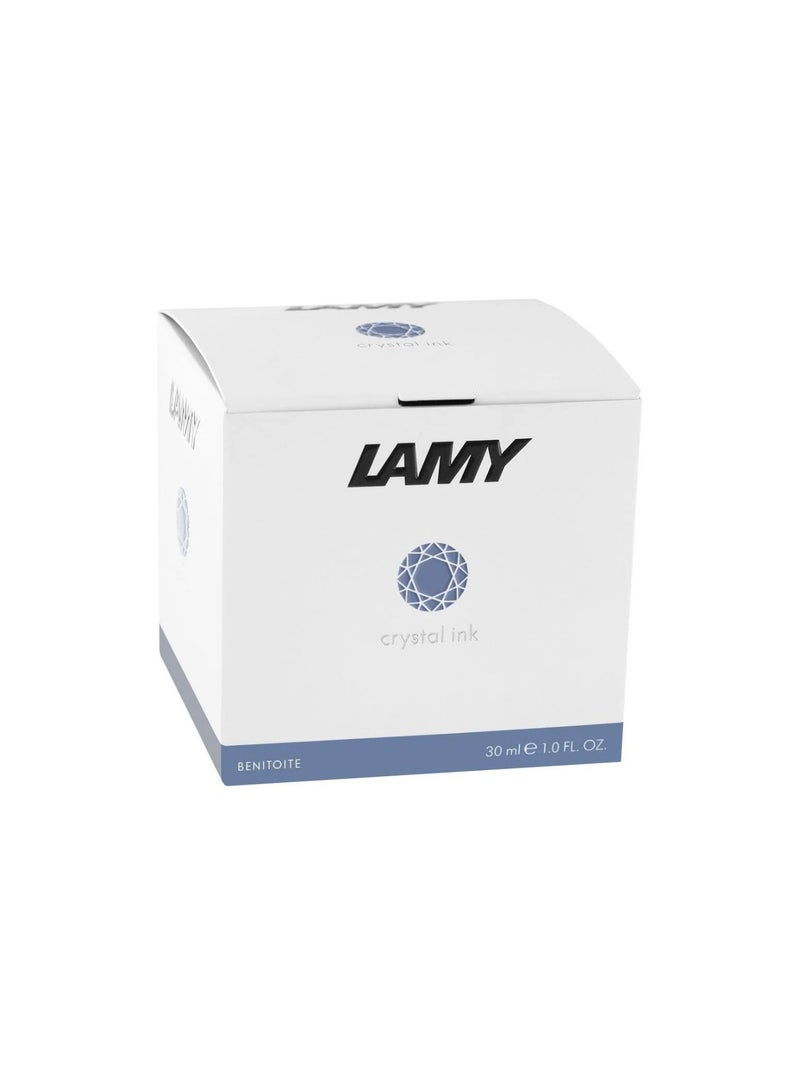 LAMY Crystal Ink Bottle For Fountain Pens And Calligraphy 30ml Content Benitoite Ink Colour - Image 3
