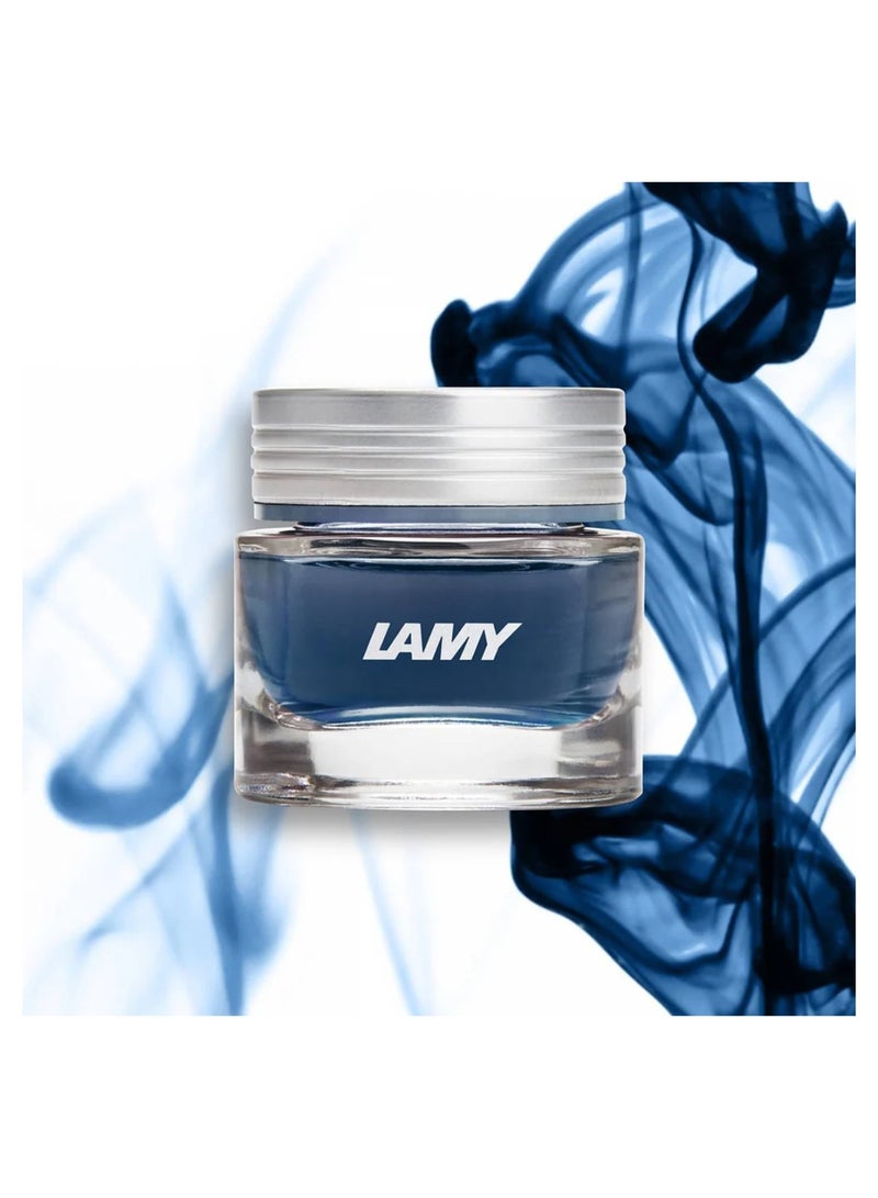 LAMY Crystal Ink Bottle For Fountain Pens And Calligraphy 30ml Content Benitoite Ink Colour - Image 2