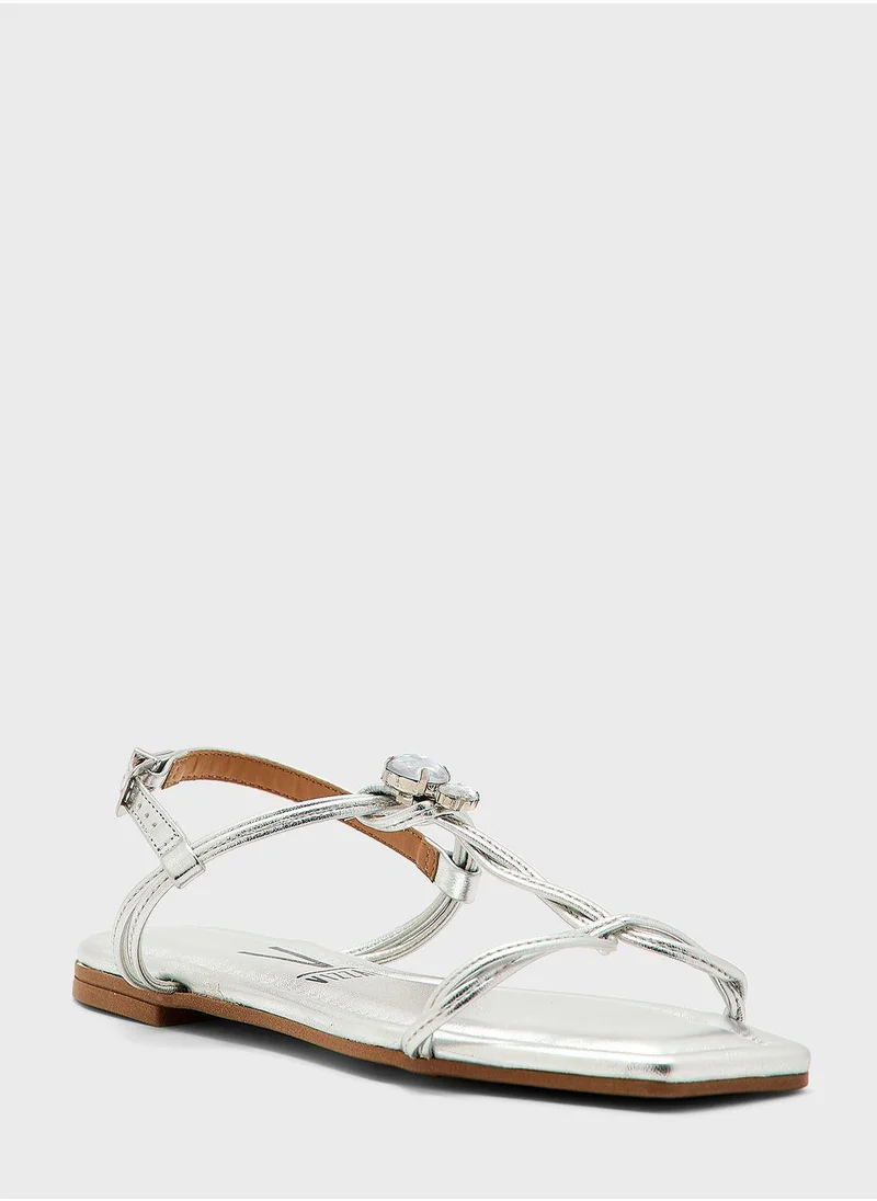 VIZZANO Multi Strap Flat Sandals