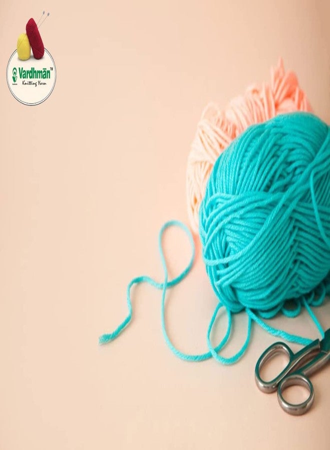 Vardhman Threads Vardhman Knitting Yarn Baby Soft Wool for Knitting, Kids Crochet Yarn Wool for Hand Knitting Art Craft, Knitting Wool Yarn for Sweater Scarves Hats and Dresses (6 Pcs, Sky Blue) - Image 4