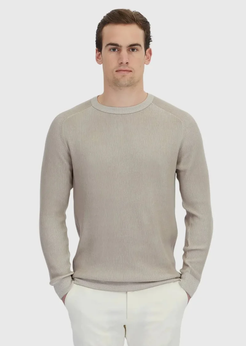 RAMSEY Beige Knitwear Sweatshirt