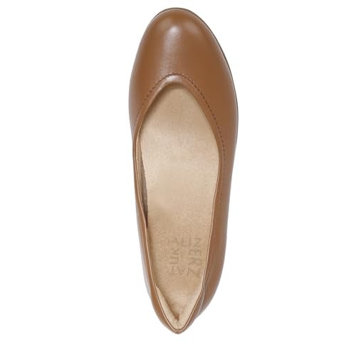 Naturalizer Women's Vivienne Ballet Flat English Tea Leather 7 M - Image 5