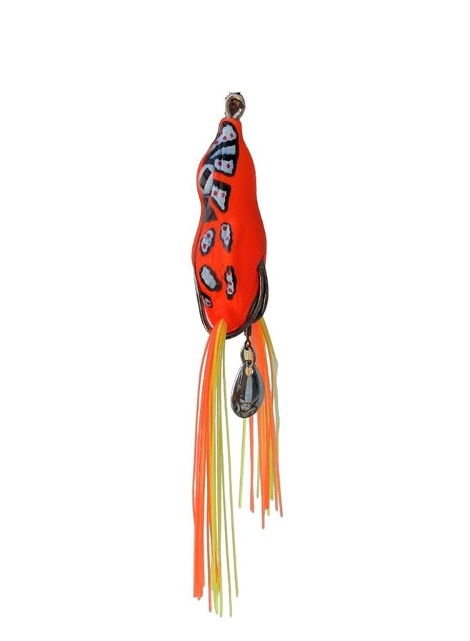 AUF Fishing Hook Isa Fish Top Water Frog Lure -(Orange) - Image 3
