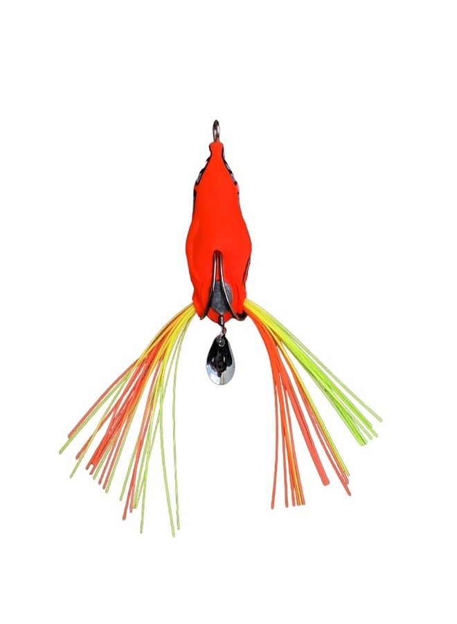 AUF Fishing Hook Isa Fish Top Water Frog Lure -(Orange) - Image 5