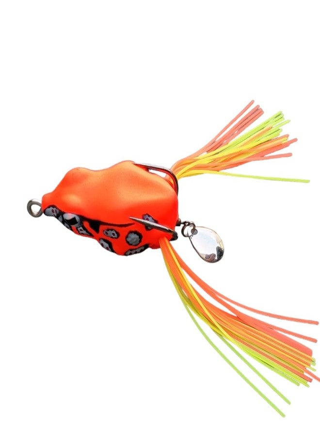 AUF Fishing Hook Isa Fish Top Water Frog Lure -(Orange) - Image 2