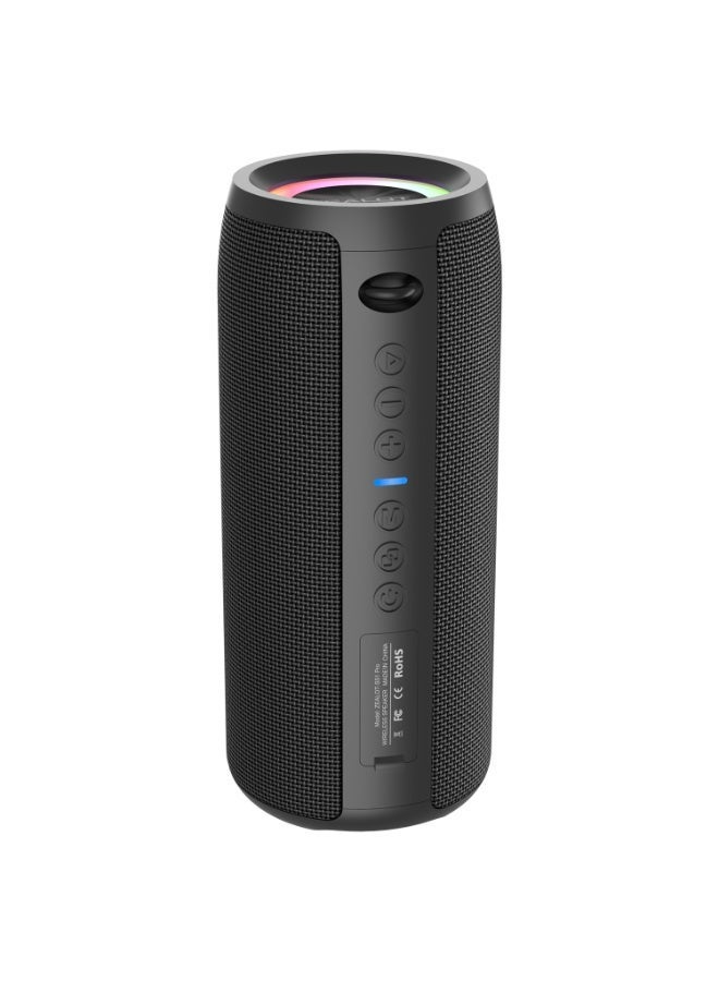 زيلوت مكبر صوت ZEALOT S51 Pro 80 وات بتقنية البلوتوث، مكبر صوت محمول خارجي، اقتران مزدوج، بطارية 5200 مللي أمبير في الساعة، وقت تشغيل 24 ساعة، صوت جهير قوي، يمكن توصيله بالتلفزيون/الهاتف المحمول/الكمبيوتر اللوحي - Image 3