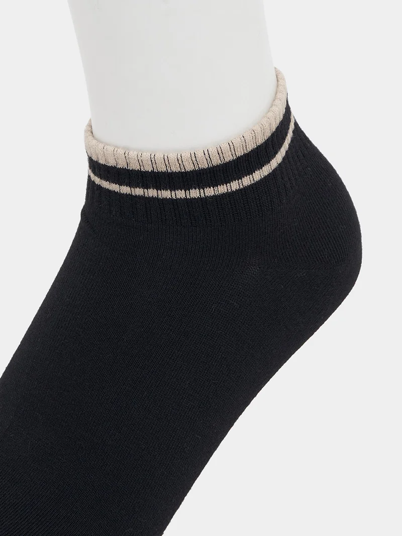 Styli Pack of 3 - Striped Ankle Length Socks