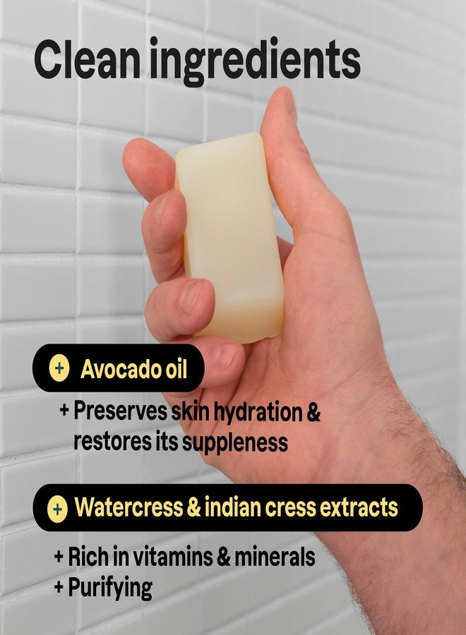 ATTITUDE Bar Soap Body Wash for Men, For Body and Hands, 99% Natural Origin Ingredients with Avocado Oil, EWG Verified, Amber & Citrus, 4 Oz - Image 4