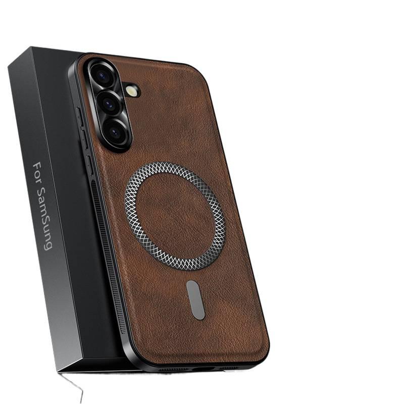 MagSafe Case | Mocha Brown | Shockproof Cover for Samsung Galaxy S21 Ultra | Drop Protection | Strong Magnetic - Image 1