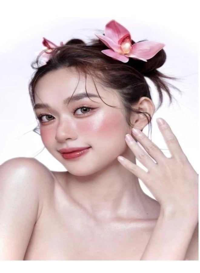 Classyhuda Professional Long Lasting Waterproof 3in1 Makeup Blusher, Eyeshadow & Highlighter Palette For Girls & Women. travel friendly mini face blush and highlihter palette. - Image 4