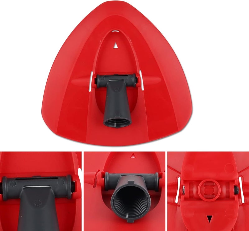 BeiLan Spin Mop Replacement Head Base - Rotating Triangle Mop Head Cover,Replacement Rotating Mop Base,Plastic Base for Spin Mop Accessories - Image 4