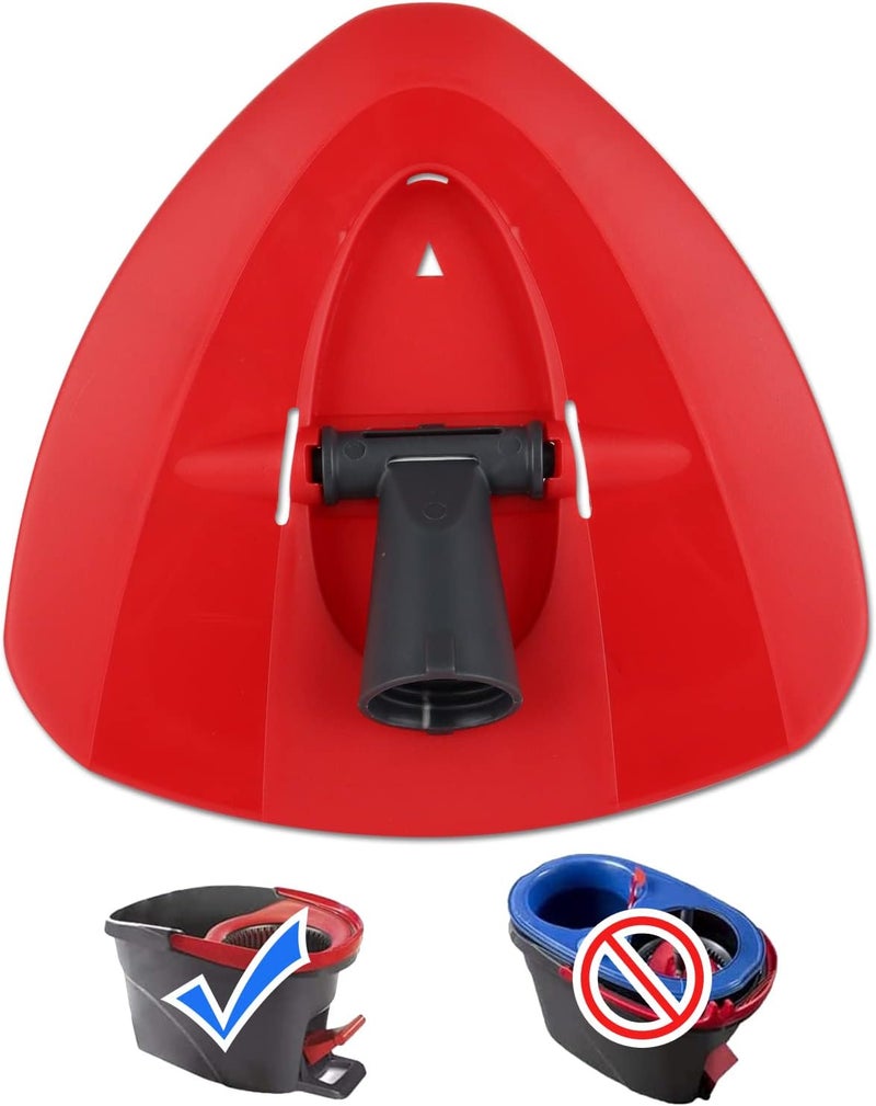 BeiLan Spin Mop Replacement Head Base - Rotating Triangle Mop Head Cover,Replacement Rotating Mop Base,Plastic Base for Spin Mop Accessories - Image 1