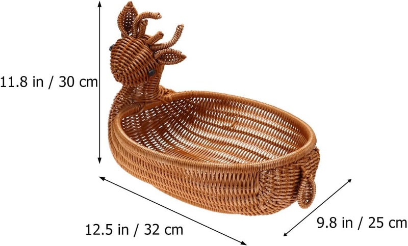 Handwoven Bread Basket Baking Proofing Basket 31x22.5x9.5cm for Home Bakery and Kitchen Organization - Image 2