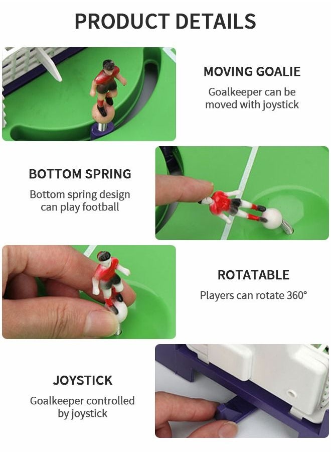 GROIC Foosball Table, Portable Mini Foosball, Soccer Game, Small Table For Playroom And Home Games, Travel Games  - Image 3