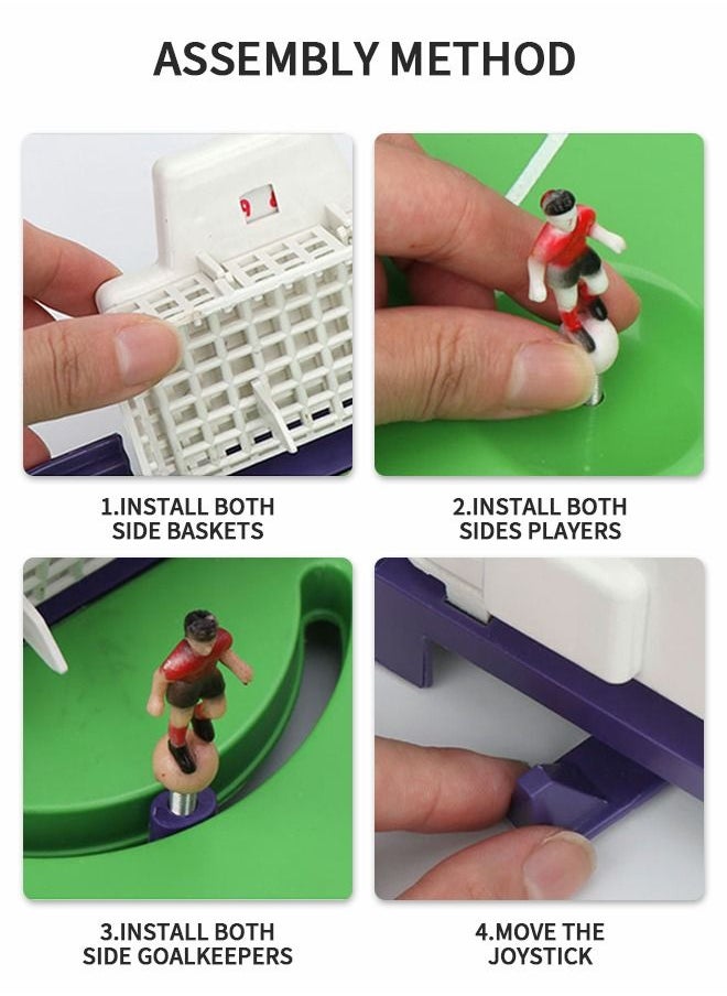 GROIC Foosball Table, Portable Mini Foosball, Soccer Game, Small Table For Playroom And Home Games, Travel Games  - Image 2