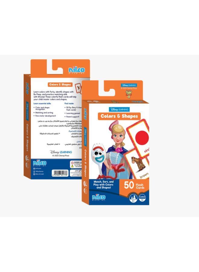 Disney toy story 4 colors and shapes