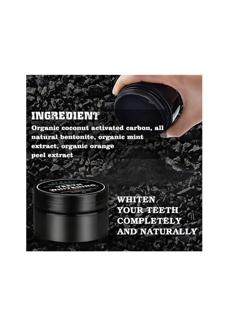 ORiTi ORiTi 2-Pack Teeth Whitening Charcoal Powder + Bamboo Brush Oral Care Sets  - Image 5
