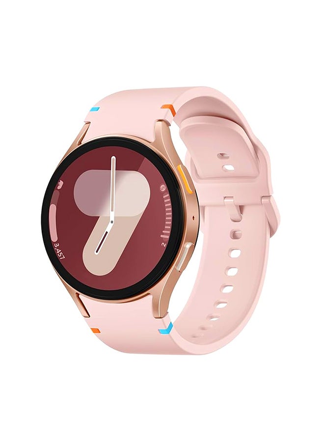 O Ozone Silicone Bands For Samsung Galaxy Watch 8 Band 40mm 44mm,Galaxy Watch 8 Classic Band 46mm,Soft Wristband Sport Strap for Women Men-Pink Sand - Image 1