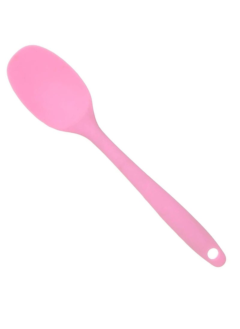Generic Soft Silicone Cooking Spoon Spatula Multicolor  - Image 1