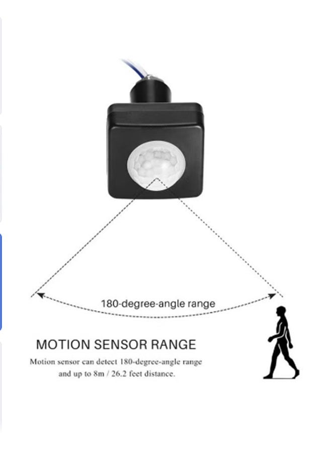 إيهوم 1 قطعة جهاز استشعار الحركة بالأشعة تحت الحمراء للجسم PIR جهاز استشعار الحركة التلقائي تبديل الحركة المسافة تأخير الوقت قابل للتعديل - Image 2