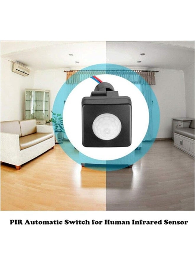 إيهوم 1 قطعة جهاز استشعار الحركة بالأشعة تحت الحمراء للجسم PIR جهاز استشعار الحركة التلقائي تبديل الحركة المسافة تأخير الوقت قابل للتعديل - Image 4