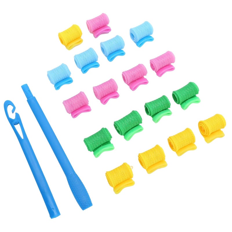 DIY Hair Curlers Rollers Spiral Curls with Hook Handle Hair Styling Tool Set  Professional Gentle No Heat Suitable for All Hair Types Create Beautiful
