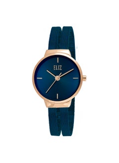 eliz ELIZ ES8789L2RBB SS & Mesh Strap 3-Hands Women's Watch  - Image 1
