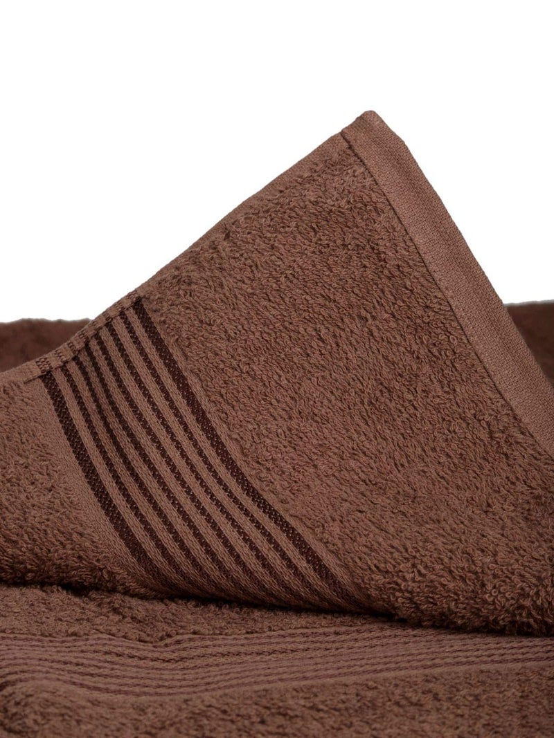 KOPA by Bianca 400 GSM 100% Cotton Soft Terry Towel l 2pc Bath Towel l Bath Towel for Men Large Size l Bath Towel for Men l D`Ross l Brown-Taupe - Image 4