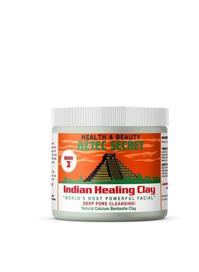 AZTEC SECRET Indian Healing Clay 1 lb – Deep Pore Cleansing Facial & Body Mask – The Original 100% Natural Calcium Bentonite Clay – New Version 2 1 Poundpound - Image 1