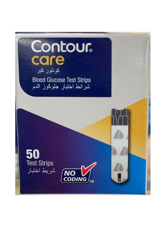 Contour 50 Pieces Blood Glucose Test Strips Contour Care - Image 2