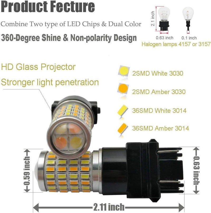 iBrightstar Super Bright Switchback LED Bulbs - Image 2